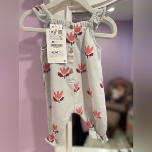 Zara baby girl 0-3 month jump suit - new with tags